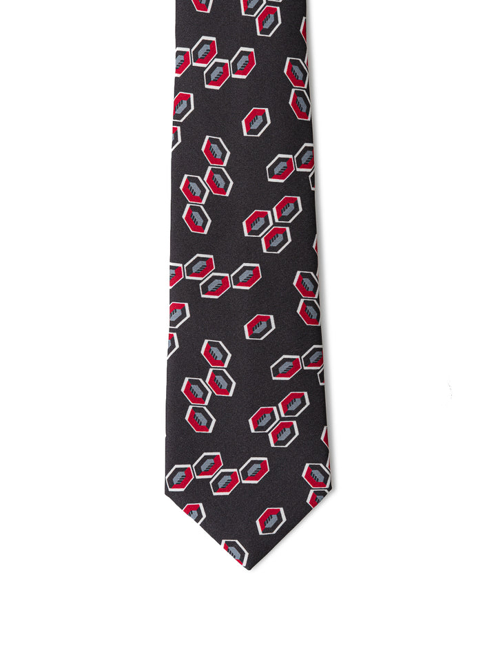 Anthracite Silk Tie by Giorgio Armani