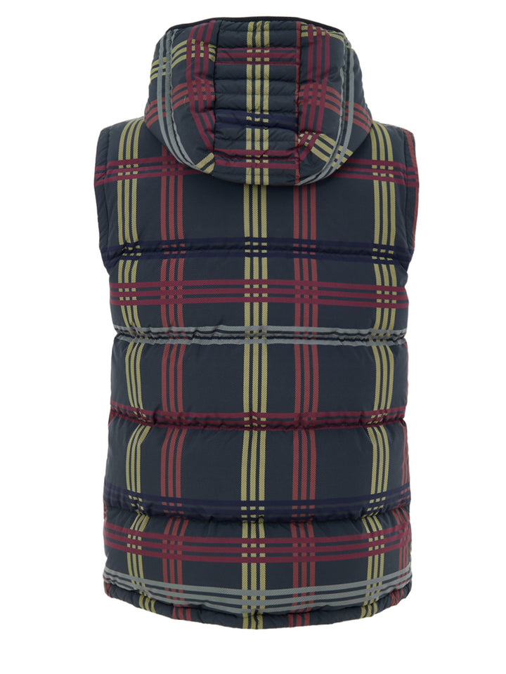 Giubbino Smanicato Imbottito Check Multicolor Moose Knuckles