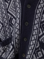 Cardigan in Cashmere Blu Cruciani.