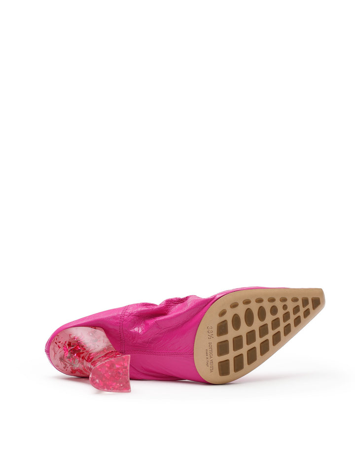 Décolleté Pump Almond in Pelle Fucsia Bottega Veneta