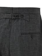 Pantaloni Sartoriali in Lana Grigia Thom Browne