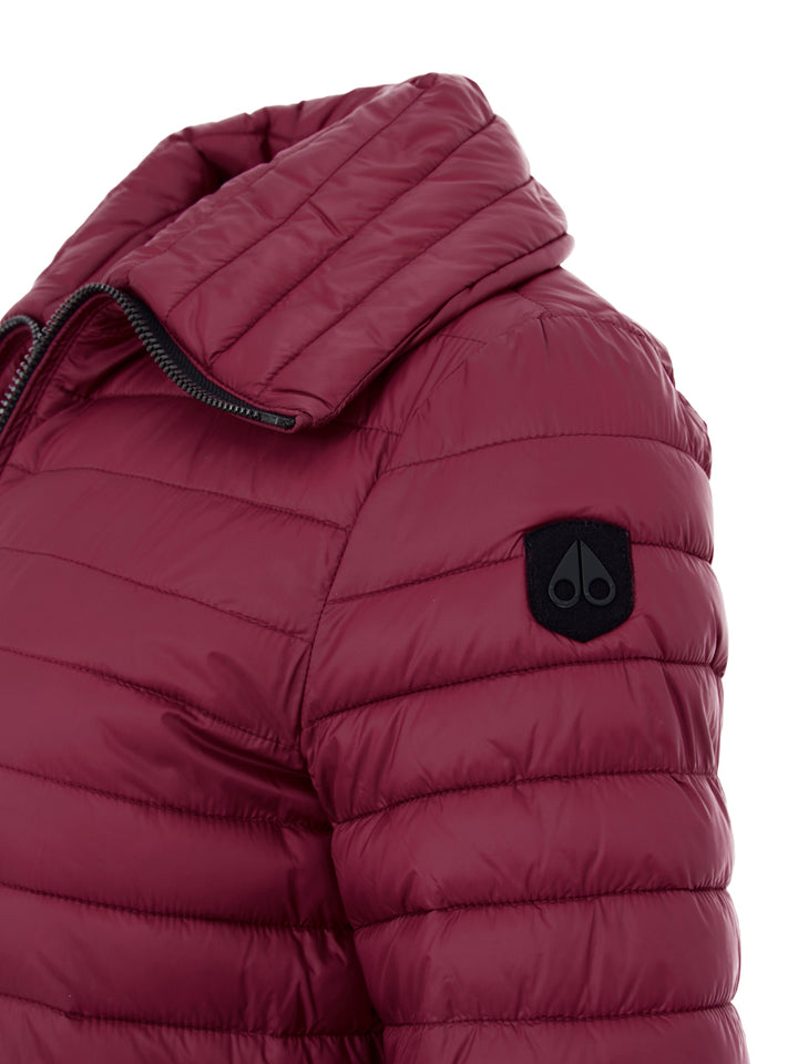 Piumino Lightweight Media Lunghezza in Rosso Moose Knuckles