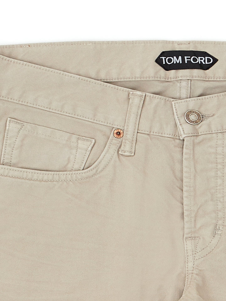 Pantalon en jean beige Tom Ford