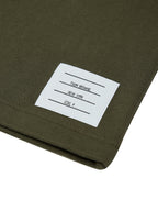 Pantaloncini Verdi in Cotone Mezza Coscia Thom Browne