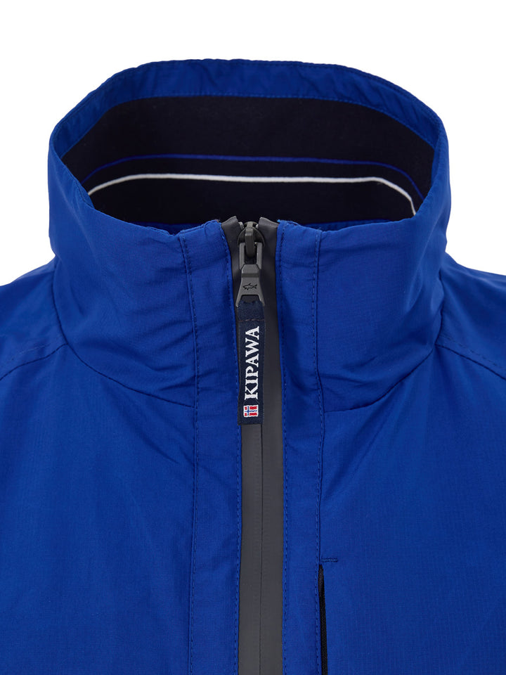 Giubbino Smanicato in Tessuto Tecnico Blu Paul & Shark