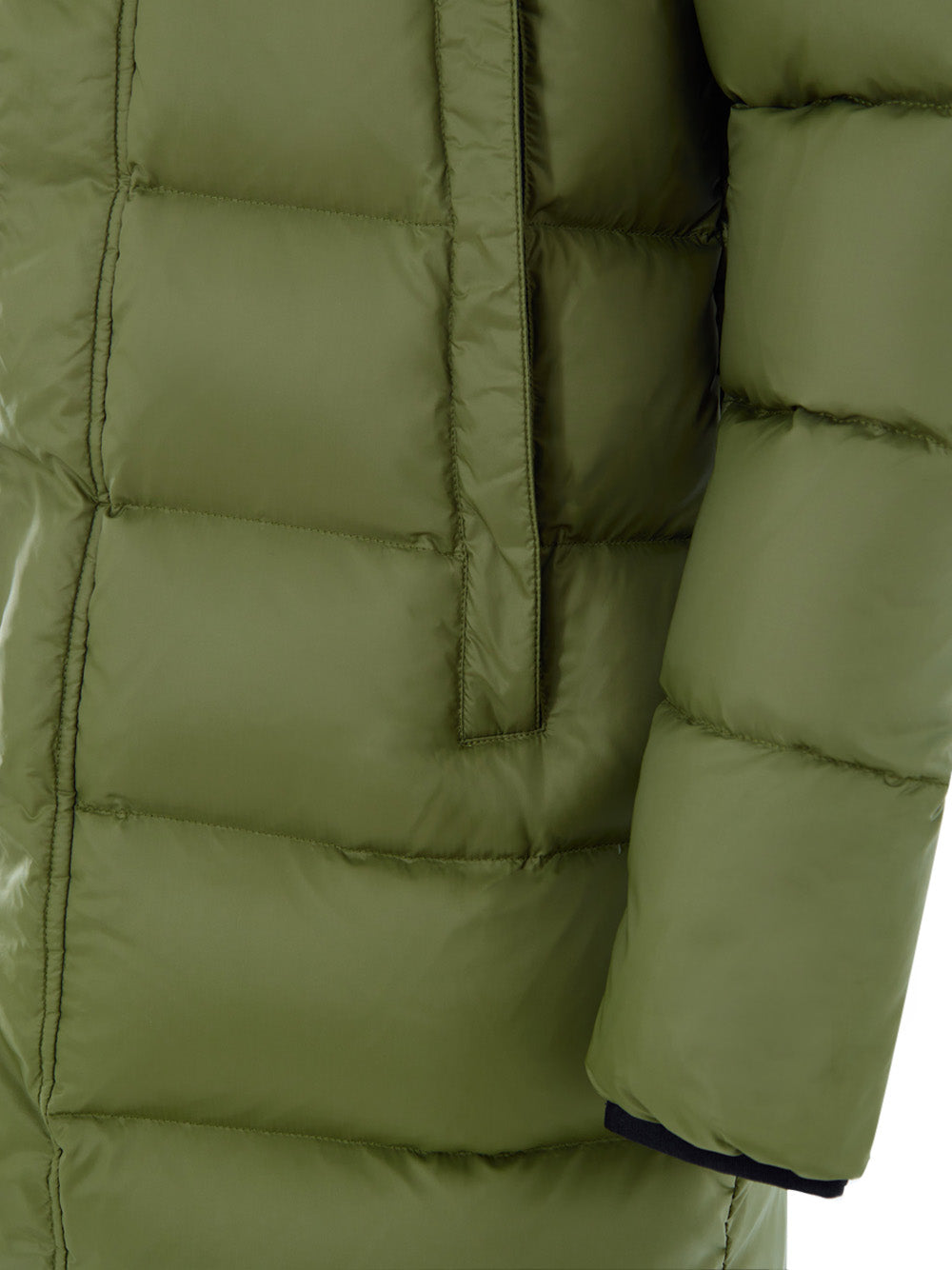 Giubbino Piumino Imbottito in Verde Moose Knuckles