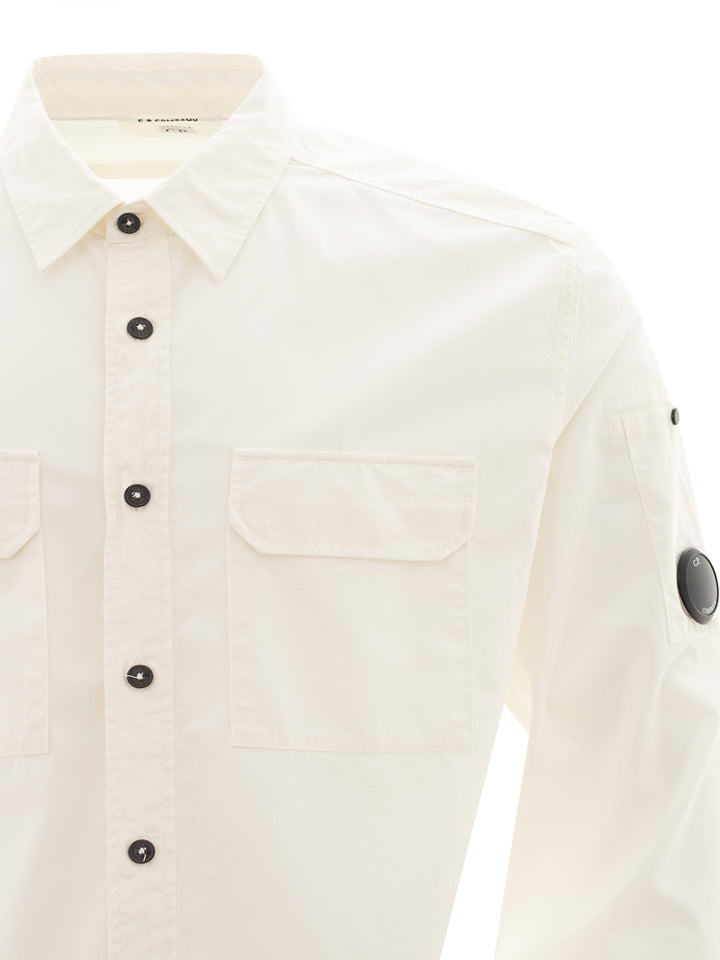 Overshirt Shirt in White CP Company