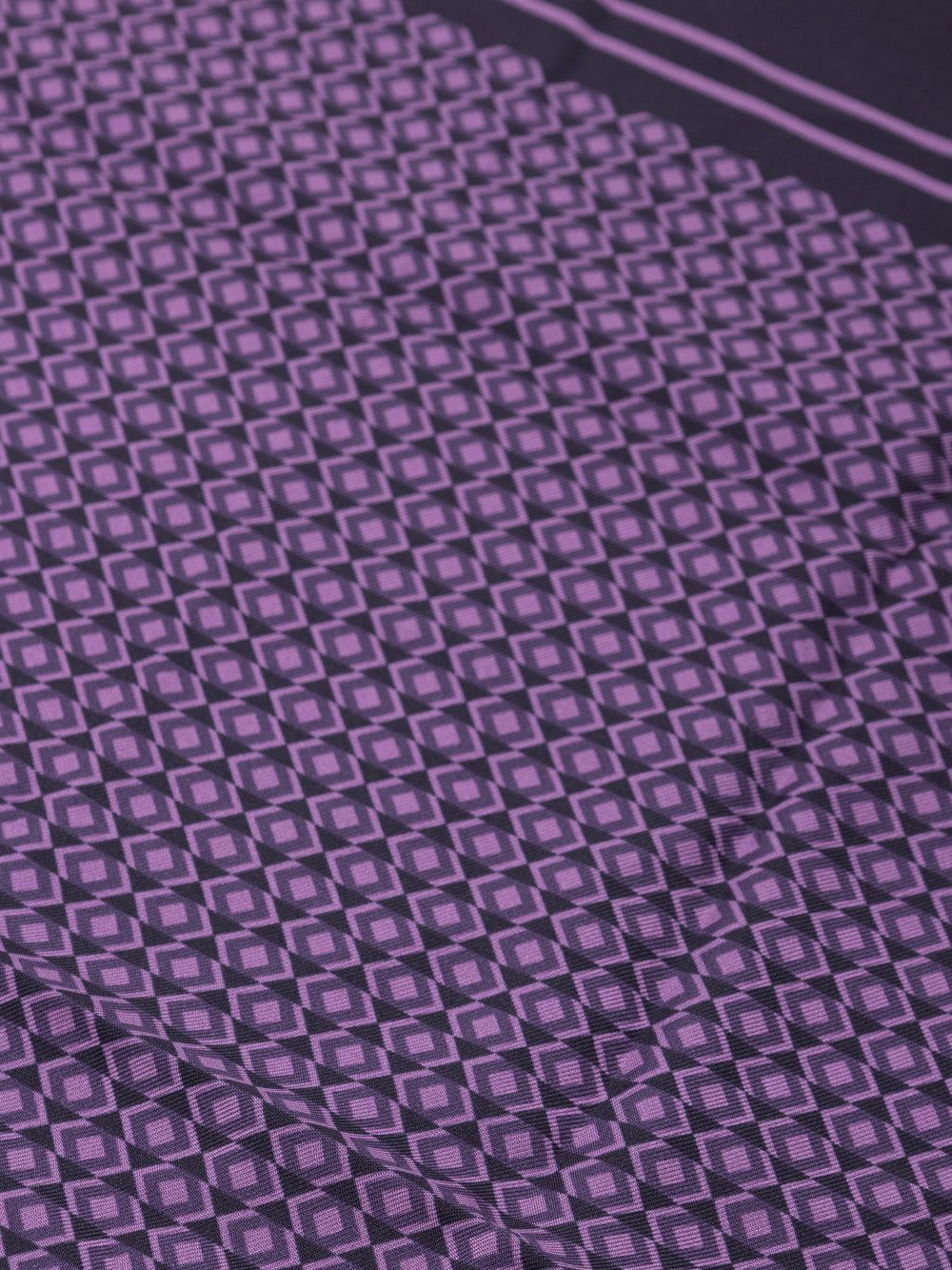 Pochette da taschino in seta viola Dolce & Gabbana