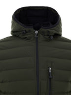 Piumino Lightweight in Verde con Cappuccio Moose Knuckles