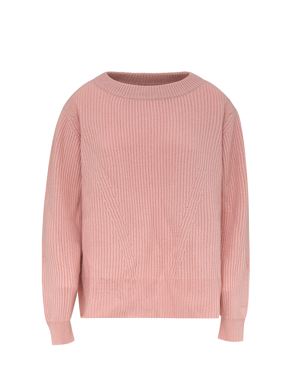 Maglia a Coste in Cashmere