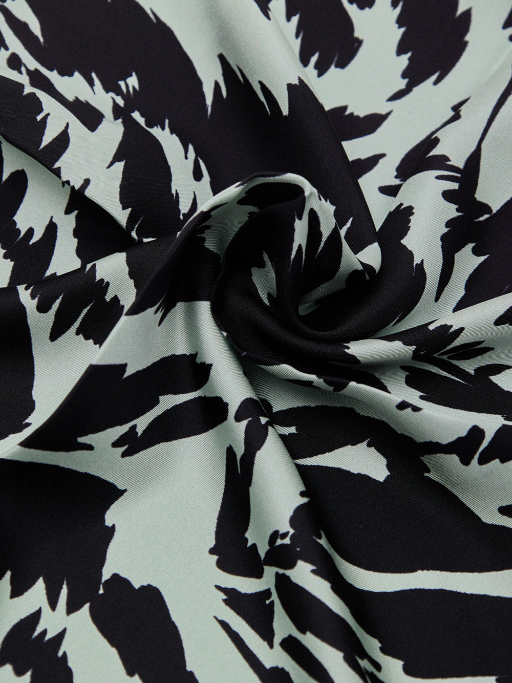 Fazzoletto da Taschino in Seta Grigio Chiaro con Stampa Tom Ford