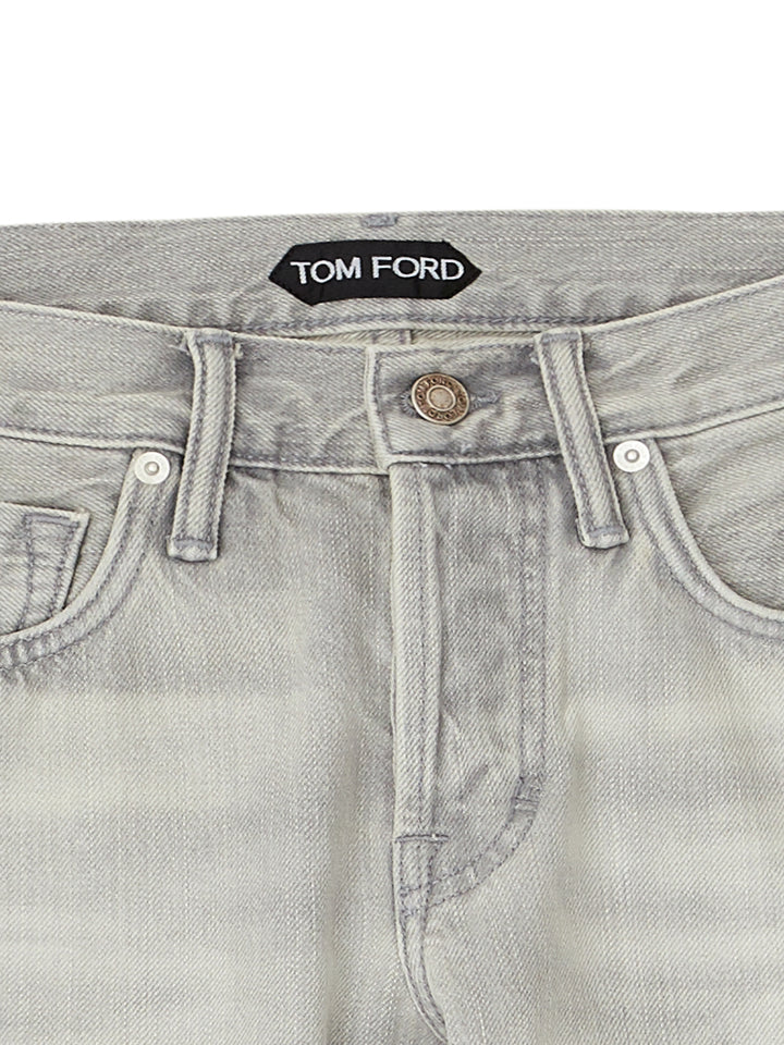 Vaqueros grises con cinco bolsillos de Tom Ford