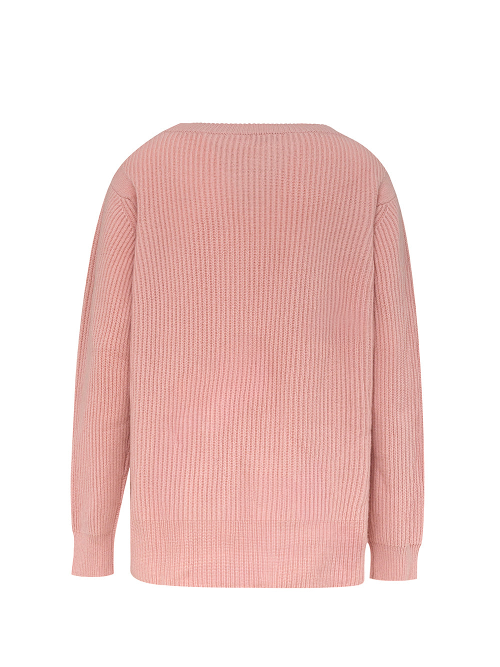 Maglia a Coste in Cashmere