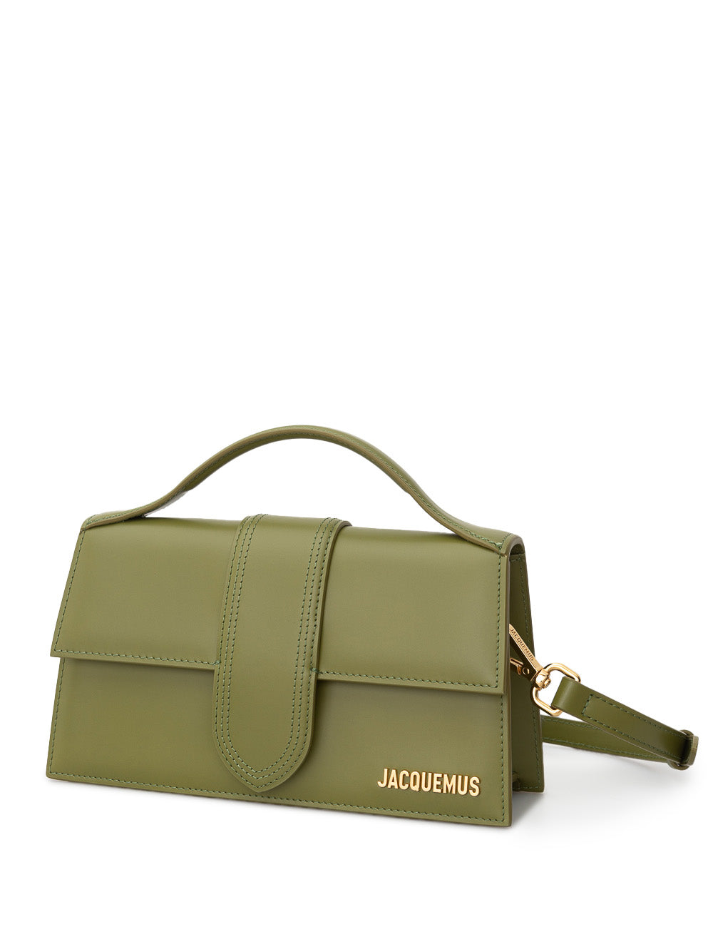 Borsa Le Grand Bambino in Pelle Verde Jacquemus