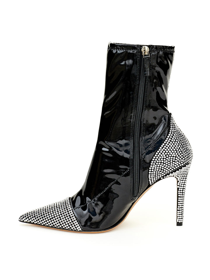 Helena Crystal Alexandre Vauthier ankle boots