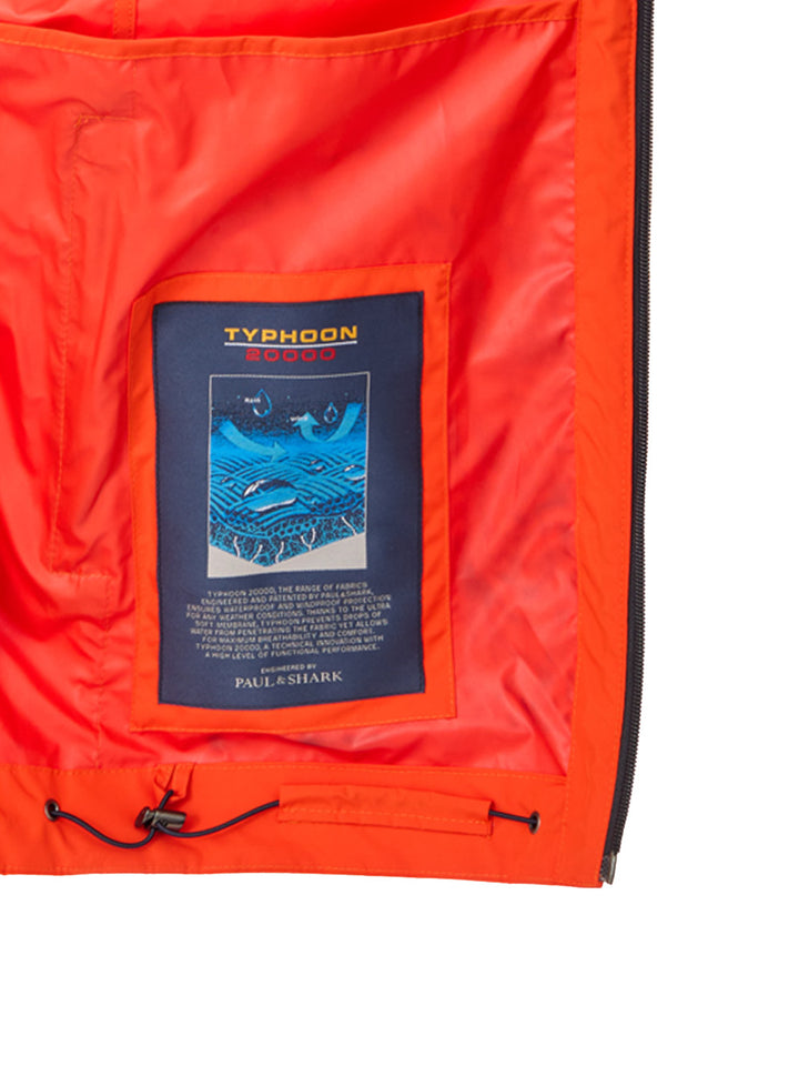 Giubbino Leggero in Tessuto Tecnico Arancione Paul & Shark