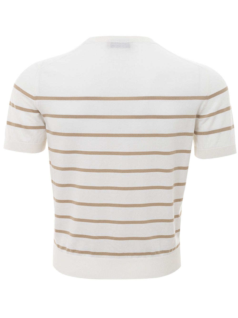 Gran Sasso Striped Half Sleeve Shirt