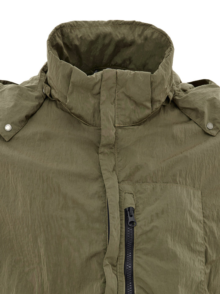 Giubbino Leggero in Tessuto Tecnico Verde Paul & Shark