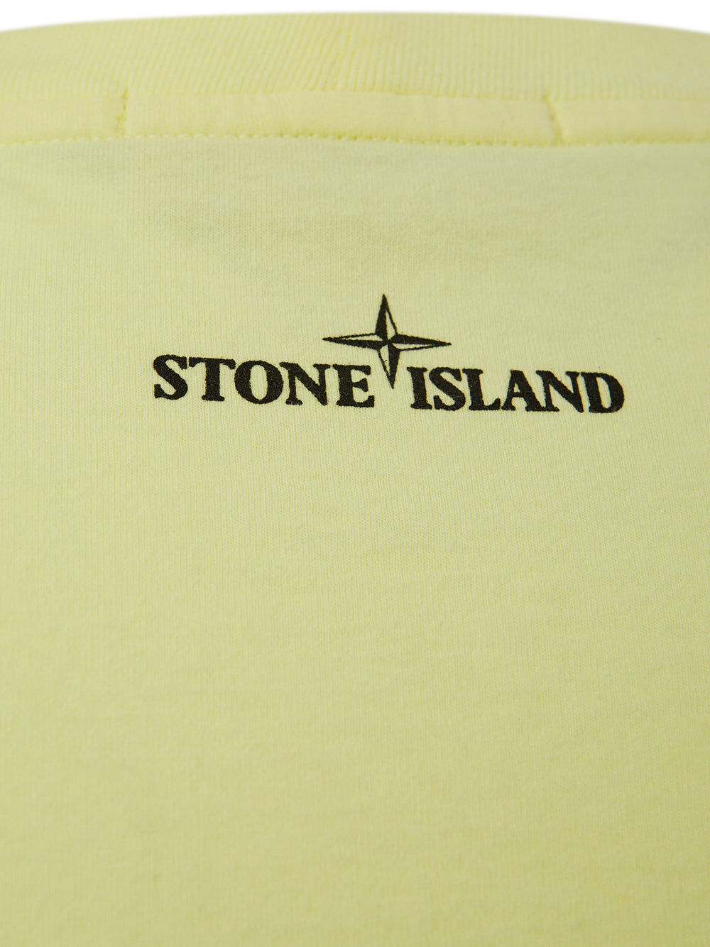 T-Shirt in Giallo Stone Island